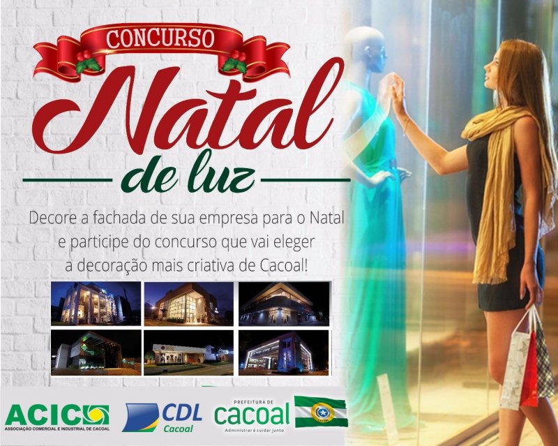 Concurso vai premiar lojistas com melhores decorações neste natal